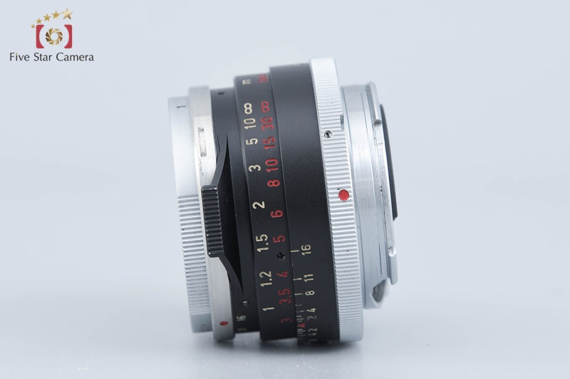 Very Rare!! Leica SUMMILUX 35mm f/1.4 Steel Rim Black Repainted