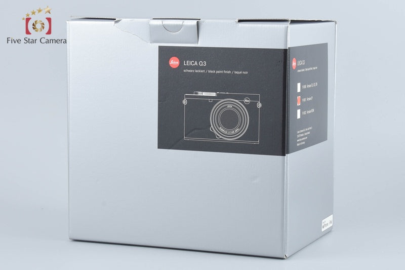 Leica Q3 Black 60.3 MP Digital Camera w/ Box from Japan