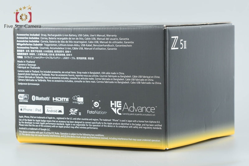 "Count 51" Nikon Z5II 24.5 MP Digital Mirrorless Camera Body w/ Box from Japan