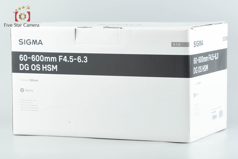 Sigma 60-600mm f/4.5-6.3 DG OS HSM Sports for Canon w/ Box from Japan