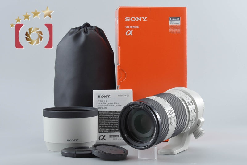 Sony FE 70-200mm f/4 G OSS SEL70200G w/ Box from Japan