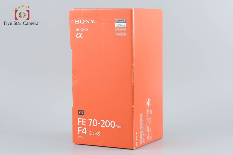 Sony FE 70-200mm f/4 G OSS SEL70200G w/ Box from Japan
