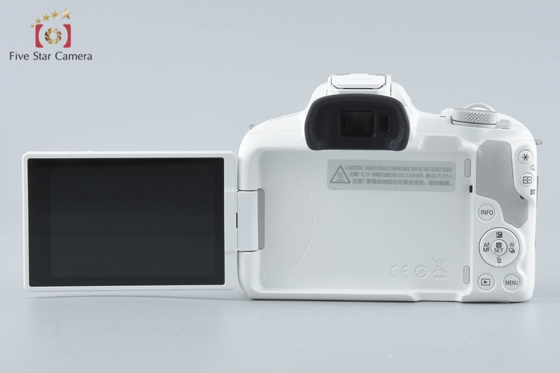 "Count 2,000" Canon EOS R50 White 24.2 MP RF-S 18-45 Lens w/ Box from Japan