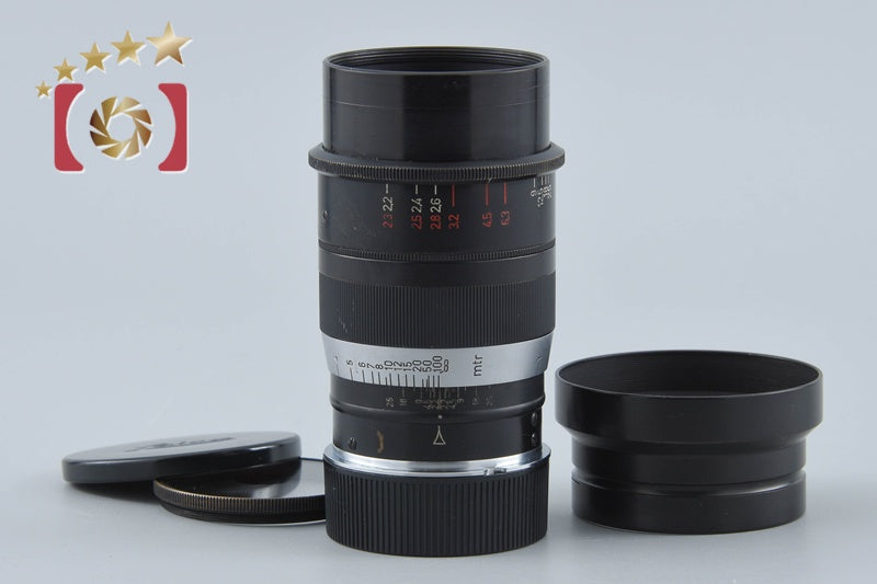 Very Rare!! Leica Thambar 90mm f/2.2 L39 Mount + M Mount Adapter from Japan