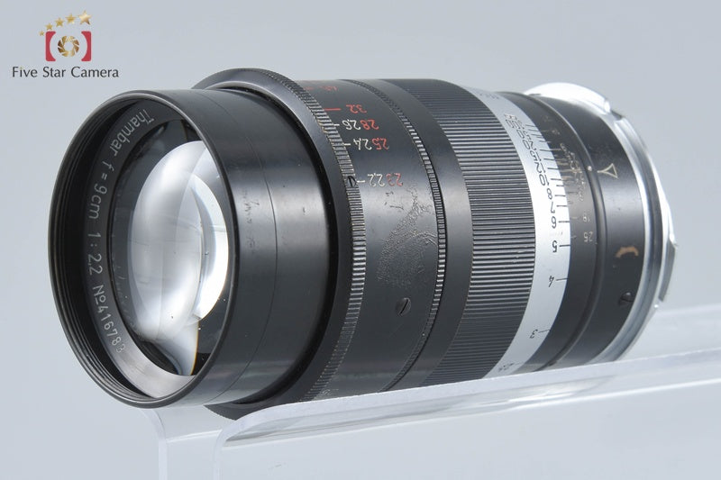 Very Rare!! Leica Thambar 90mm f/2.2 L39 Mount + M Mount Adapter from Japan