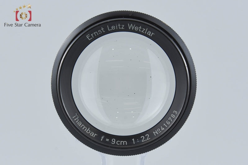 Very Rare!! Leica Thambar 90mm f/2.2 L39 Mount + M Mount Adapter from Japan