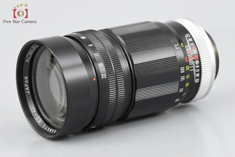 SANKYO KOHKI KOMURA 135mm f/2.8 L39 LTM Leica Thread Mount Lens