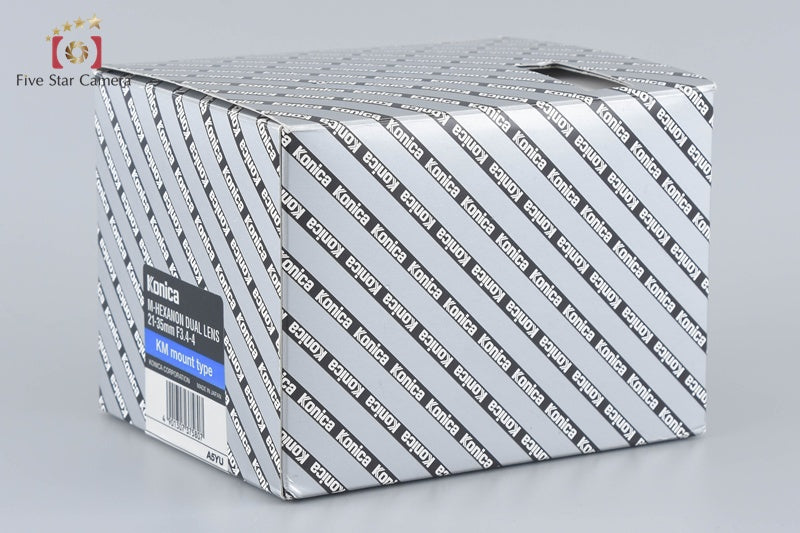 Konica M-HEXANON DUAL 21-35mm f/3.4-4.0 Leica M Mount Lens w/ 21-35mm Viewfinder