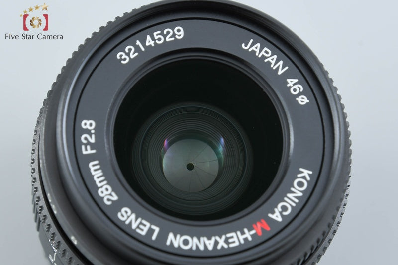 Konica M-HEXANON 28mm f/2.8 Leica M Mount Lens [Near Mint]