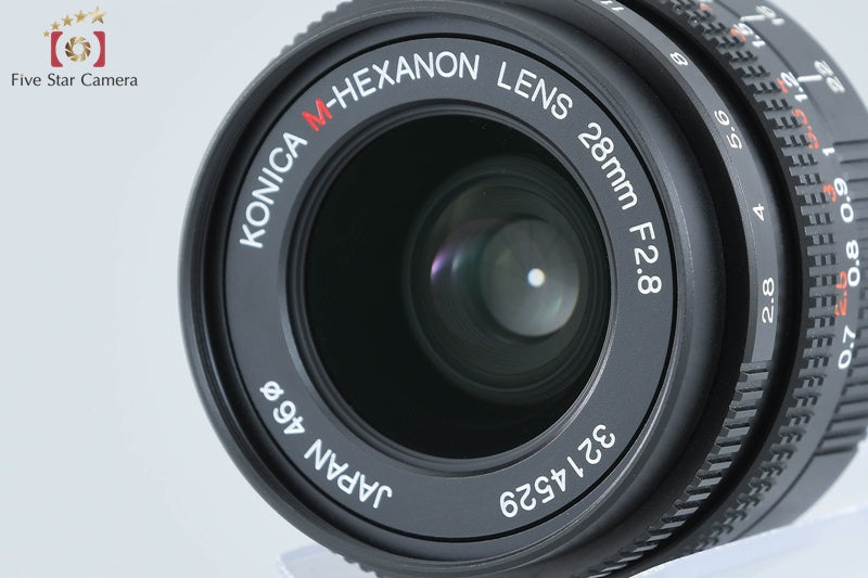 Konica M-HEXANON 28mm f/2.8 Leica M Mount Lens [Near Mint]