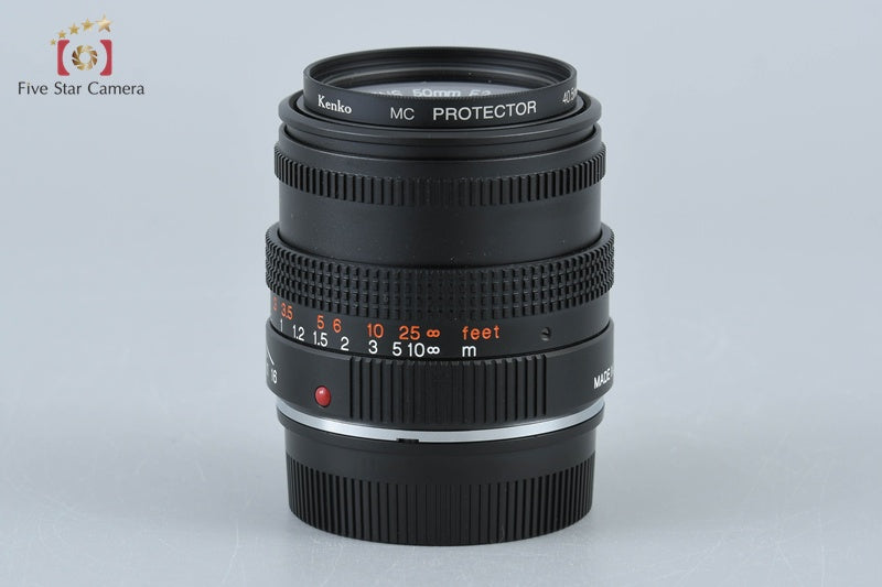 Konica M-HEXANON 50mm f/2 Leica M Mount Lens [Very Good]