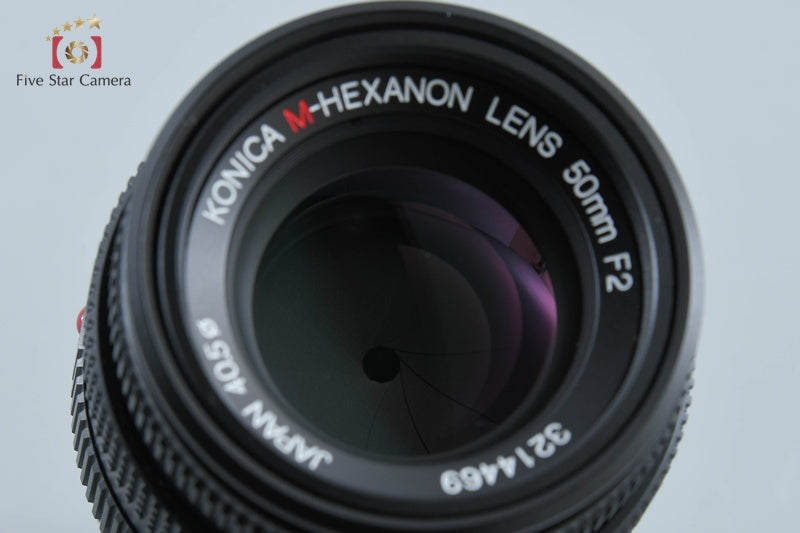 Konica M-HEXANON 50mm f/2 Leica M Mount Lens [Very Good]