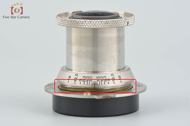 Leica Elmar 50mm f/3.5 Nickel Collapsible L39 LTM Leica Thread Mount Lens