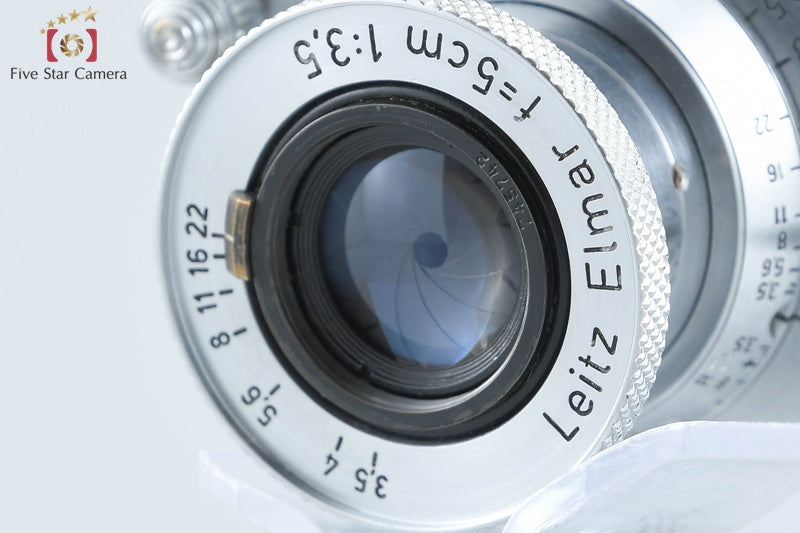 Leica Elmar 50mm f/3.5 Collapsible L39 LTM Leica Thread Mount Lens