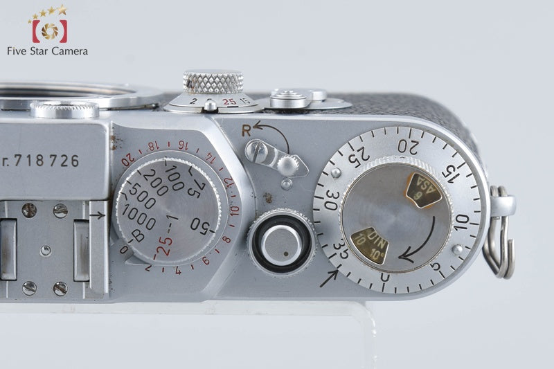 Leica IIIf Red Dial Self Timer 35mm Rangefinder Film Camera Body