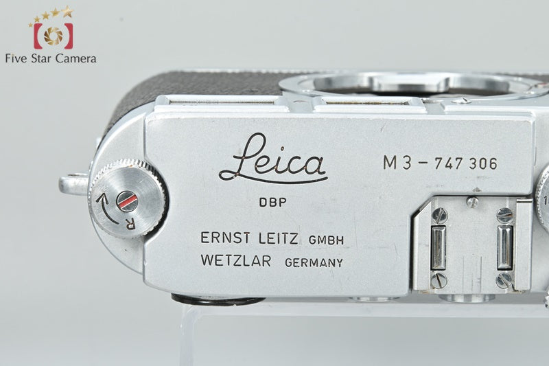 Leica M3 Double Stroke 35mm Rangefinder Film Camera Body [Very Good]