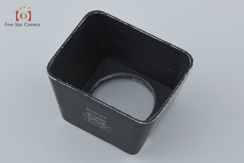 Rare!! Leica Square Lens Hood for SUMMAR "New York Engraved" [Very Good]