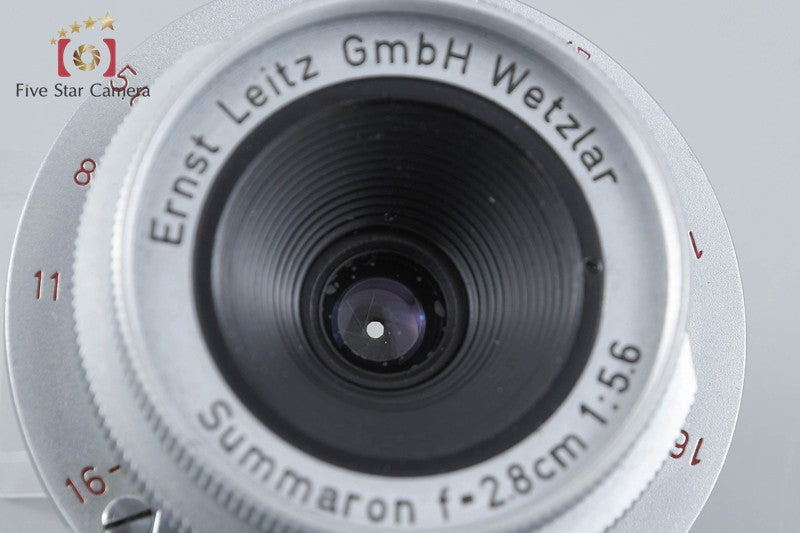 Leica Summaron 28mm f/5.6 Red Summaron L39 LTM Leica Thread Mount [Very Good]