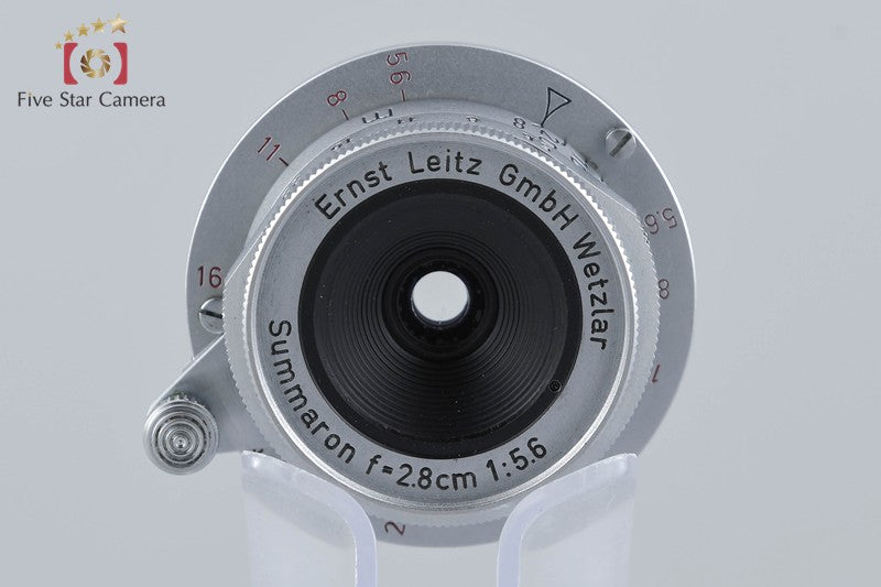 Leica Summaron 28mm f/5.6 Red Summaron L39 LTM Leica Thread Mount [Very Good]