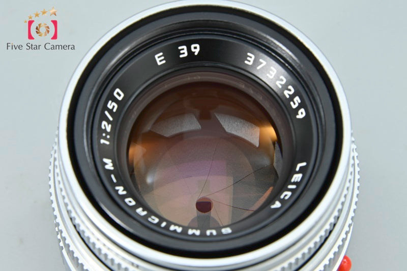 Leica SUMMICRON-M 50mm f/2 4th Silver E39 [Very Good]