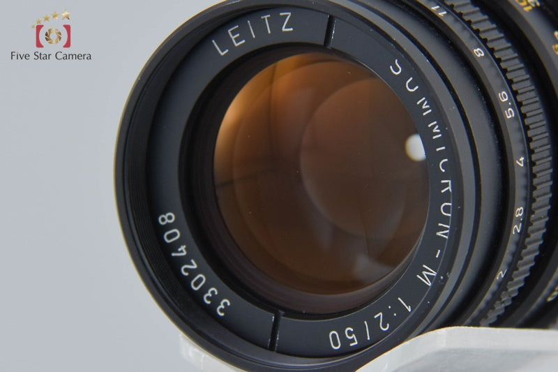 Leica SUMMICRON-M 50mm f/2 3rd Black E39 [Near Mint]