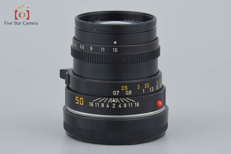Leica SUMMICRON-M 50mm f/2 3rd Black E39 [Near Mint]