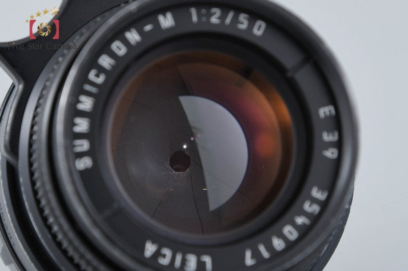 Leica SUMMICRON-M 50mm f/2 3rd Black E39