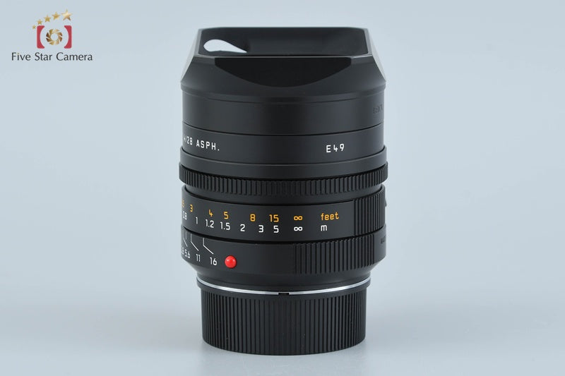 Leica SUMMILUX-M 28mm f/1.4 ASPH. E49 11668 w/ Box [Near Mint]