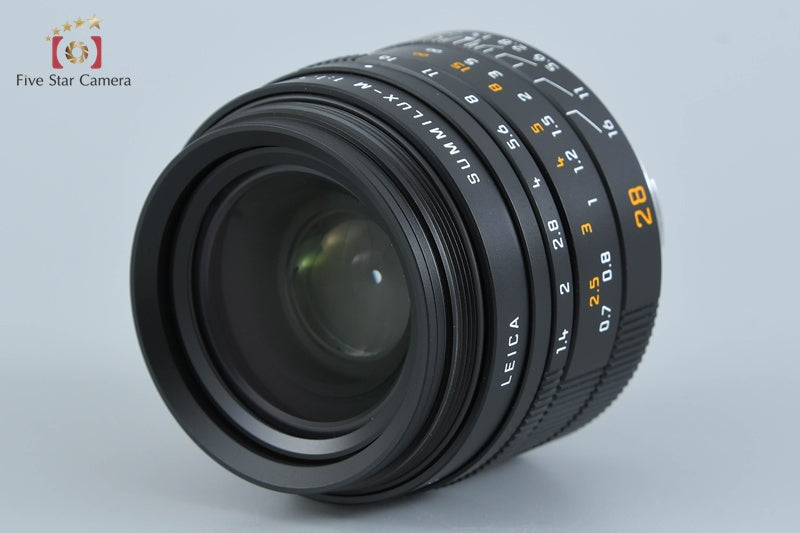 Leica SUMMILUX-M 28mm f/1.4 ASPH. E49 11668 w/ Box [Near Mint]