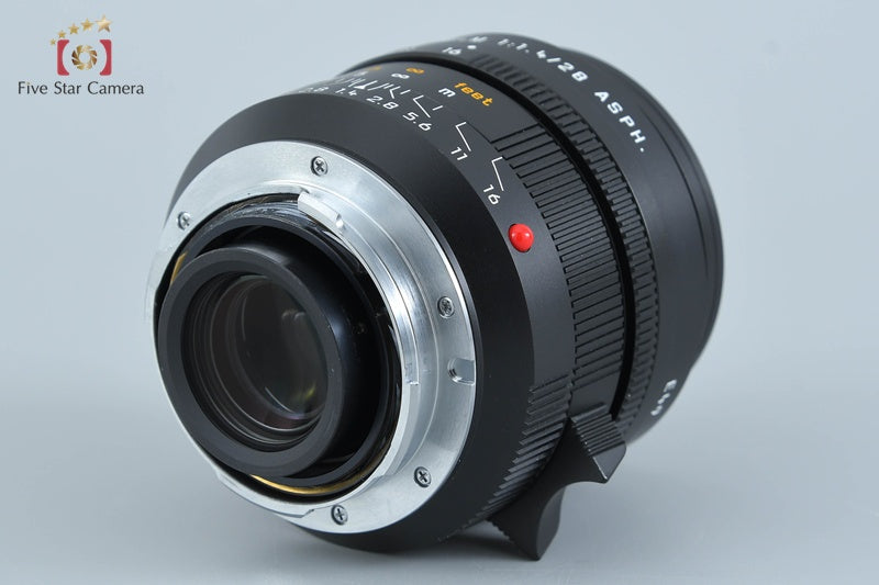 Leica SUMMILUX-M 28mm f/1.4 ASPH. E49 11668 w/ Box [Near Mint]