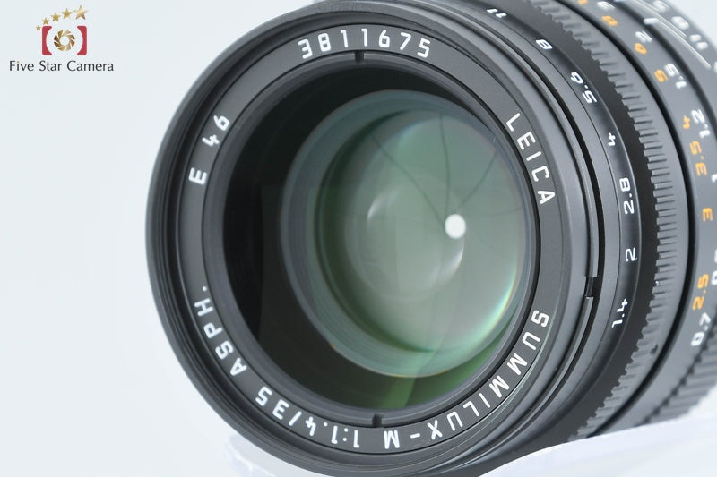 Leica SUMMILUX-M 35mm f/1.4 ASPH. E46 Black [Excellent]