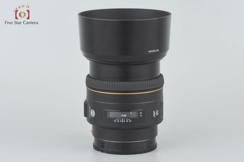 Very Good!! Minolta AF 85mm f/1.4 G Sony / Minolta A Mount Lens
