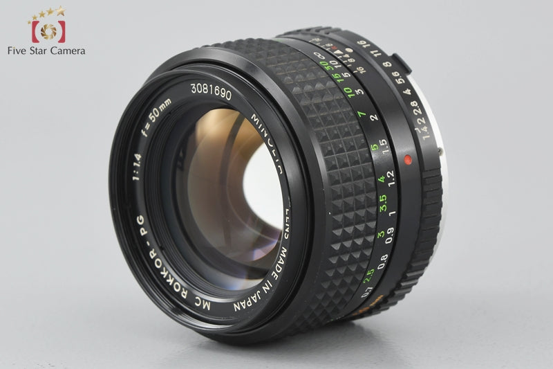 Very Good!! Minolta MC ROKKOR-PG 50mm f/1.4