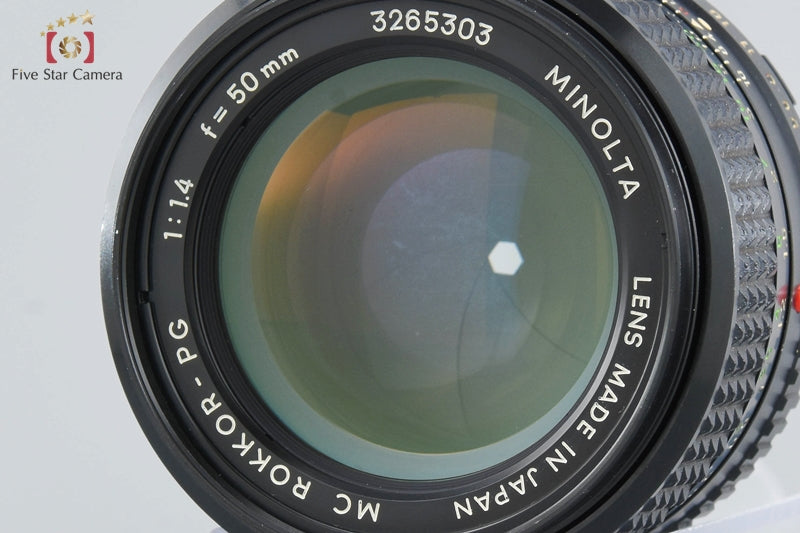 Very Good!! Minolta MC ROKKOR-PG 50mm f/1.4
