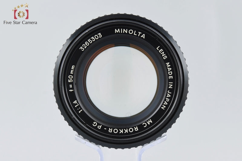Very Good!! Minolta MC ROKKOR-PG 50mm f/1.4