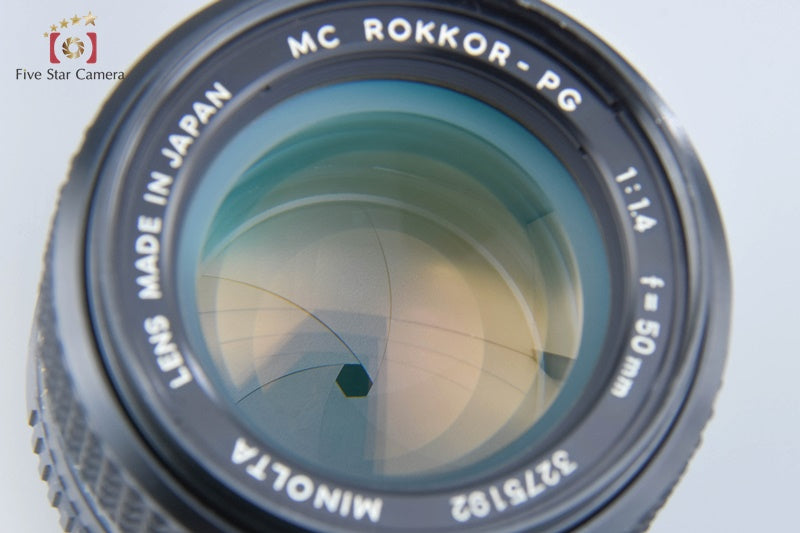 Minolta MC ROKKOR-PG 50mm f/1.4