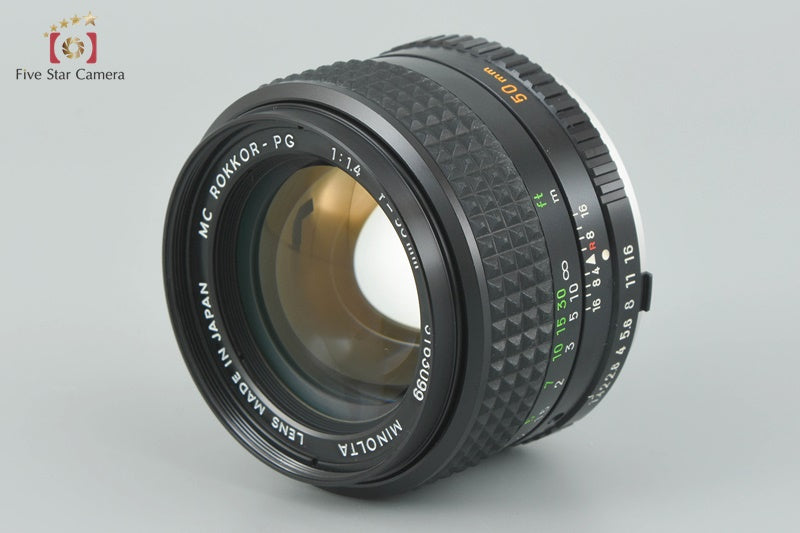 Minolta MC ROKKOR-PG 50mm f/1.4