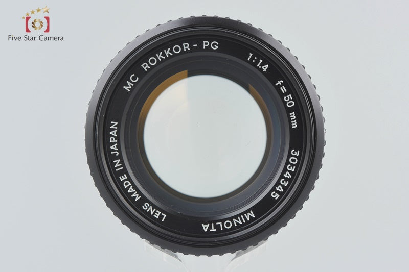 Very Good!! Minolta MC ROKKOR-PG 50mm f/1.4