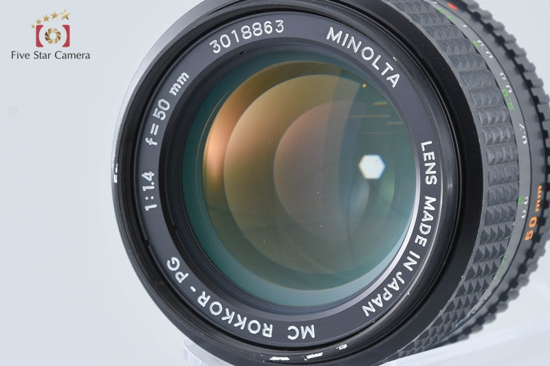 Minolta MC ROKKOR-PG 50mm f/1.4 [Very Good]