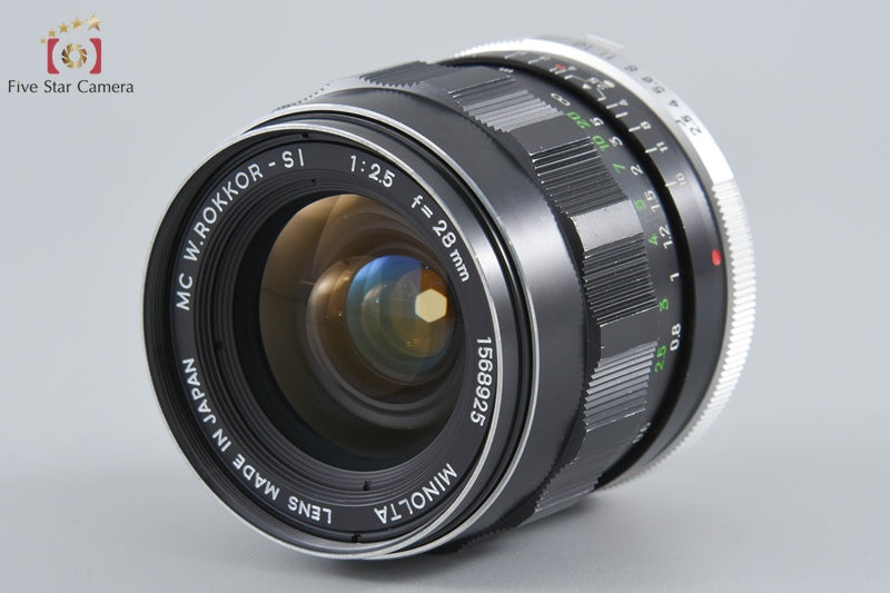 MINOLTA MC W.ROKKOR-SI 28mm f/2.5