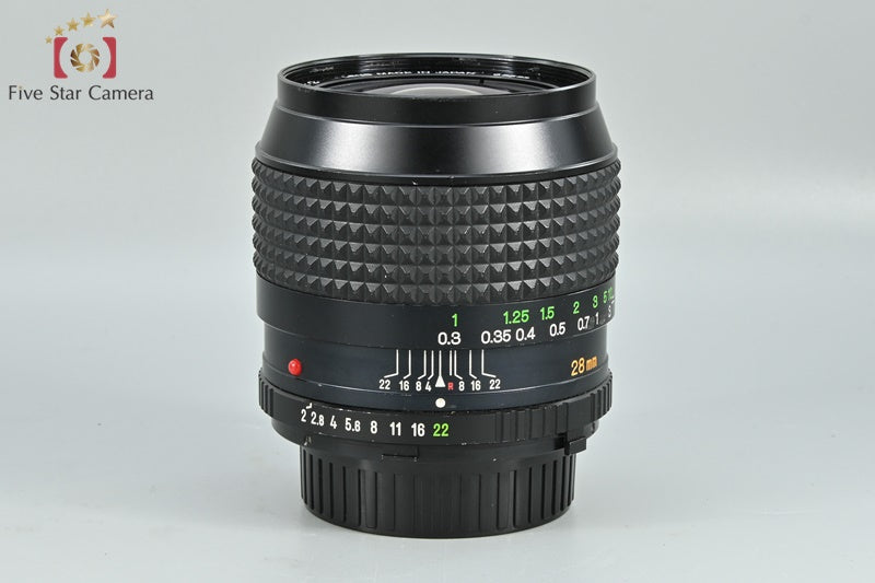 MINOLTA MD W.ROKKOR 28mm f/2