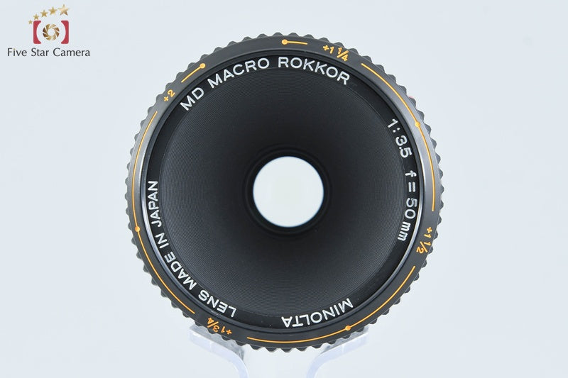 Minolta MD MACRO ROKKOR 50mm f/3.5