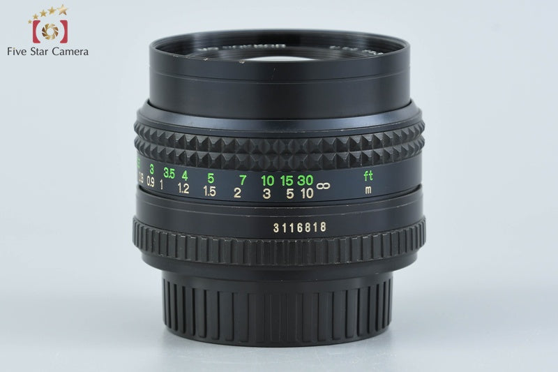 Minolta MD ROKKOR 50mm f/1.4