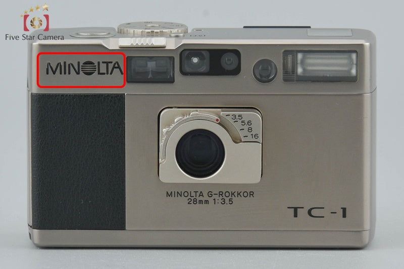 MINOLTA TC-1 35mm Point & Shoot Film Camera