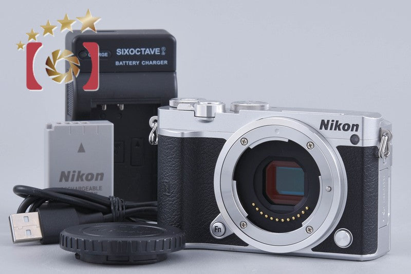 "Shutter count 3,196" Nikon 1 J5 Silver 20.8 MP Digital Camera Body [Very Good]