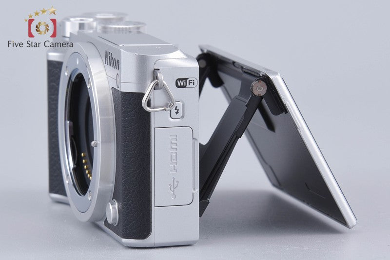 "Shutter count 3,196" Nikon 1 J5 Silver 20.8 MP Digital Camera Body [Very Good]