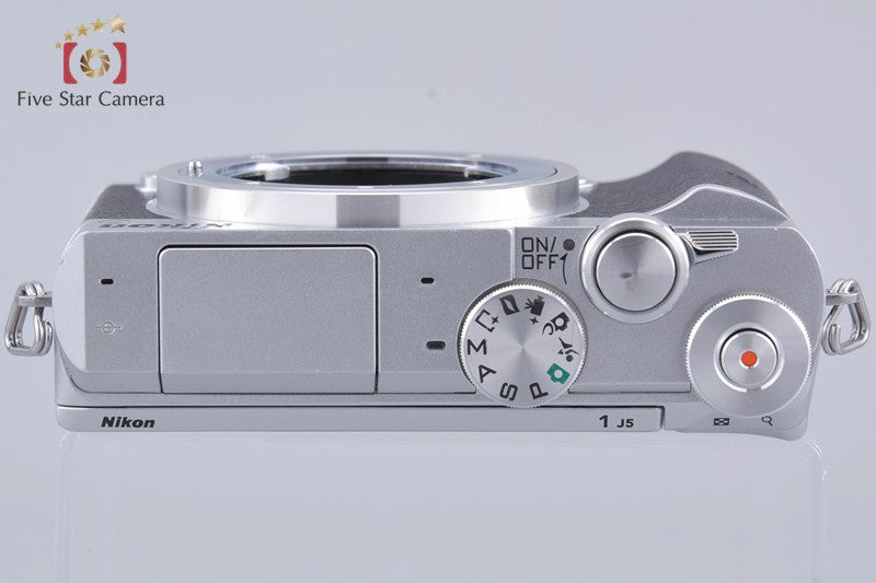 "Shutter count 3,196" Nikon 1 J5 Silver 20.8 MP Digital Camera Body [Very Good]