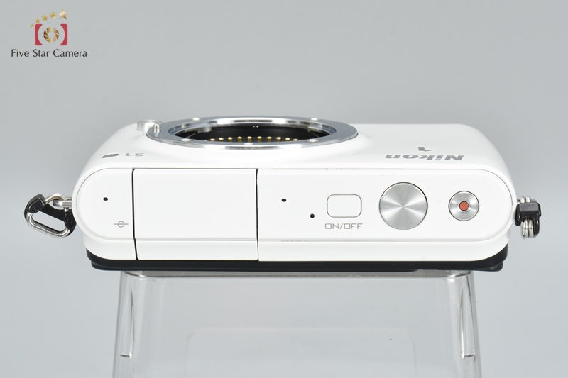 Very Good!! Nikon 1 S1 White 10.1MP Digital Mirrorless Camera