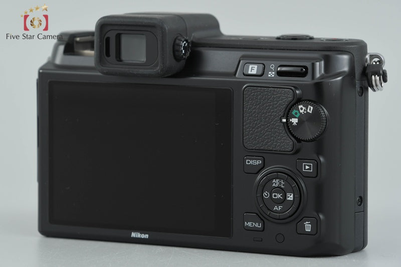Count 1,687 Nikon 1 V1 Black 10.1 MP Digital SLR Camera 10mm Lens