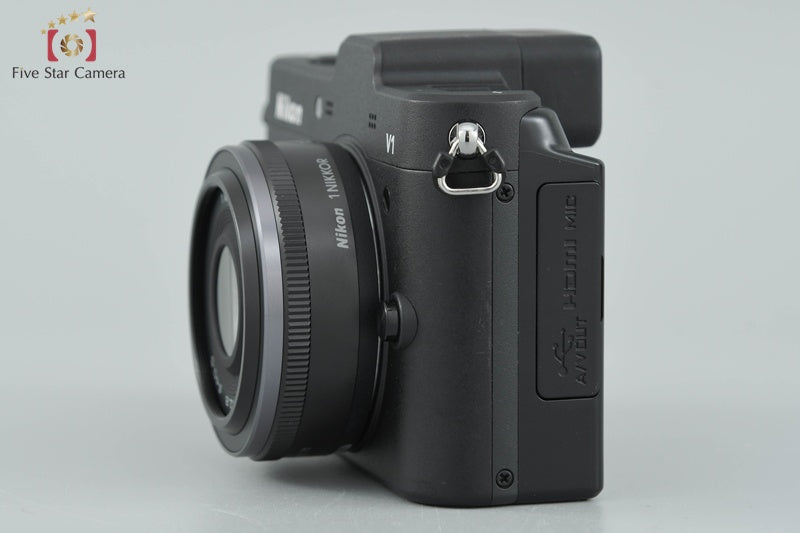 Count 1,687 Nikon 1 V1 Black 10.1 MP Digital SLR Camera 10mm Lens